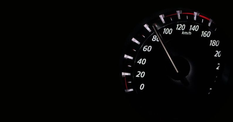 Vehicle - Close Up of Electric Lamp Against Black Background