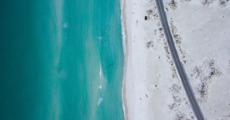 Roads - Bird's Eye View Of Beach During Daytime